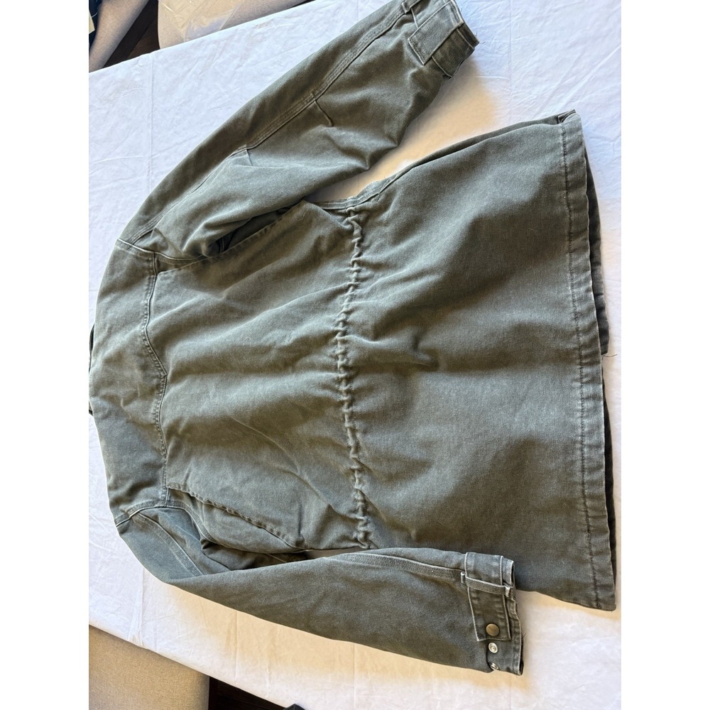 Vintage 90s Carhartt PB1366 Trail Parka Dark Olive Blanket Lined Jacket USA - Picture 14 of 16